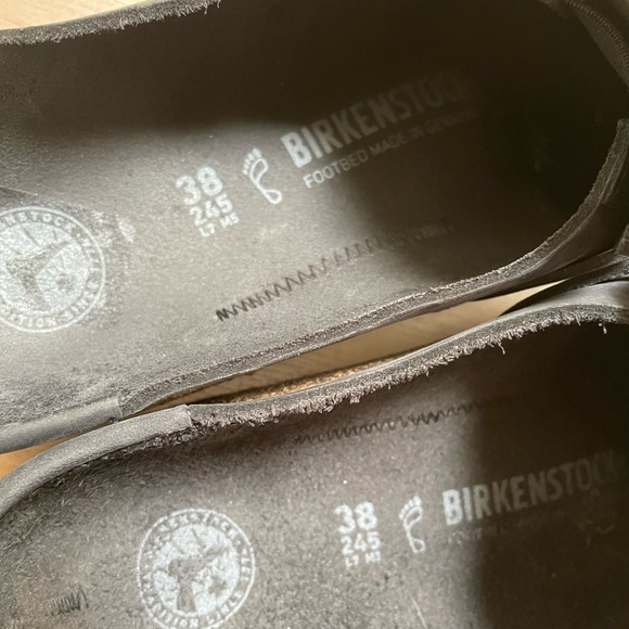 BIRKENSTOCK Buckley Leather Clog Women's Size US 7-7½ EU 38 Black - Picture 8 of 9